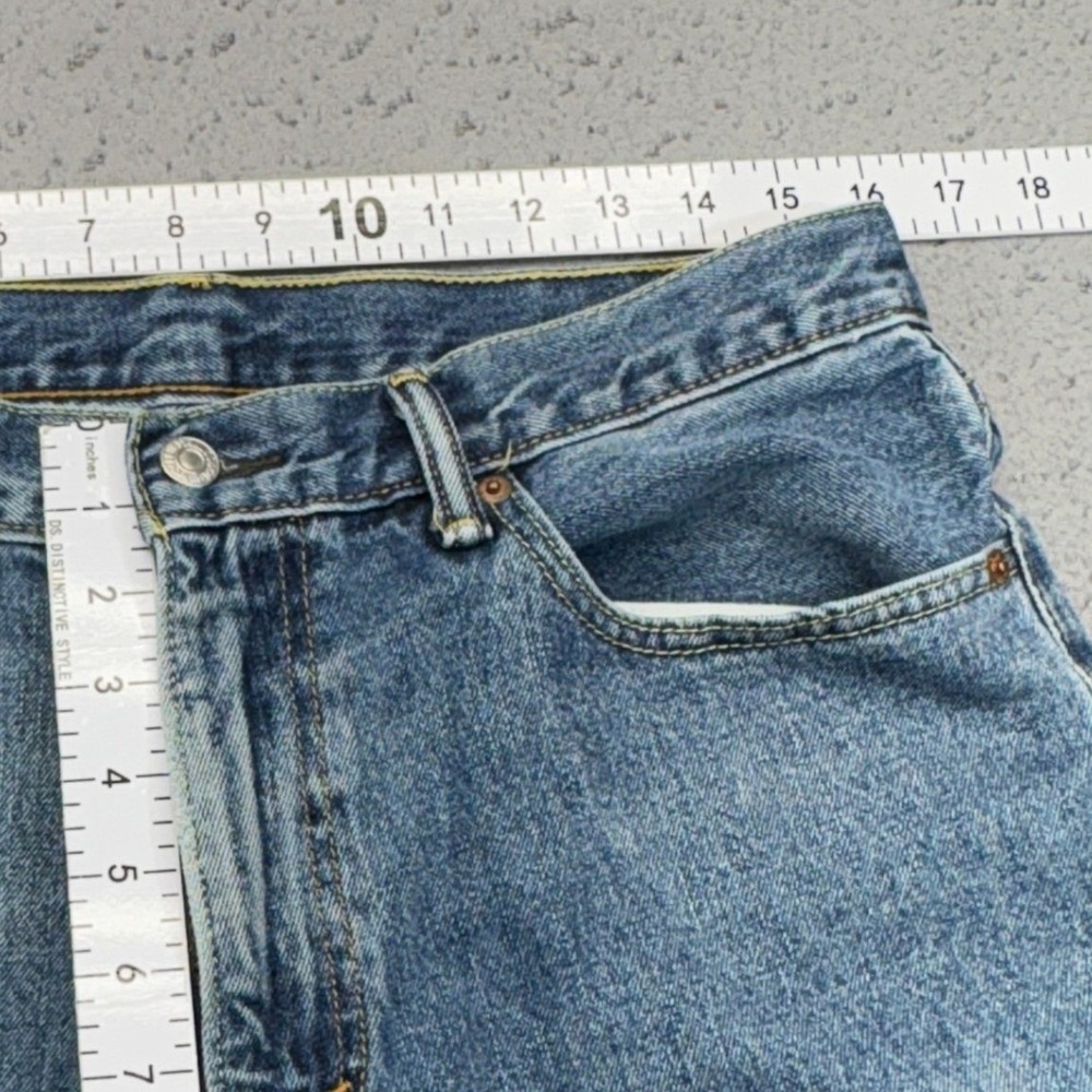 Levi's 560 Jeans Mens 33x30 Blue Comfort Fit Loose Tapered Leg Baggy Denim - Picture 4 of 13